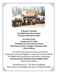 Rabbit Hash Ice Cream Social